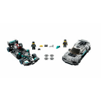 LEGO® Speed Champions 76909 - Mercedes-AMG F1 W12 E Performance & Mercedes-AMG Project One
