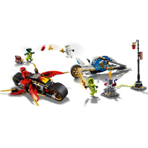 LEGO® Ninjago® 70667 - Kais Feuer-Bike & Zanes Schneemobil