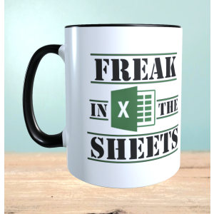 Becher mit Aufschrift "Freak in the Sheets" -...