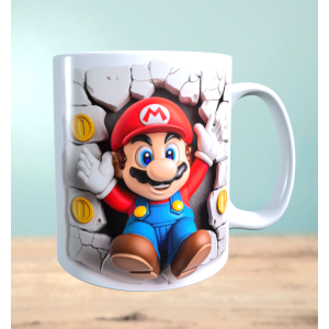 Tasse mit 3D-Effekt Super Mario Motiv 4...