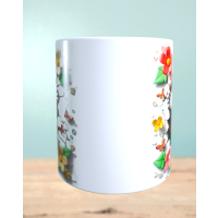 Tasse mit 3D-Effekt Super Mario Motiv 5 Sublimationsaufdruck, Tassengröße 11oz (330 ml), schönes Motiv, versch. Farben auswählbar