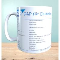 Bedruckte Tasse mit SAP Shortcuts Kurzbefehlen, Geschenk für SAP Benutzer, Tasse für Büro, Lustige Tasse, Kaffeetasse